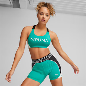 Puma Baseballpet met all-over print in wit, Sparkling Green, extralarge
